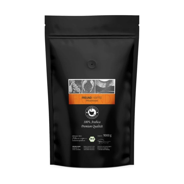 Freund Kaffee zertifiziert 1000g Arabica Kaffee Premiumkaffee Privatrösterei Mexico organic