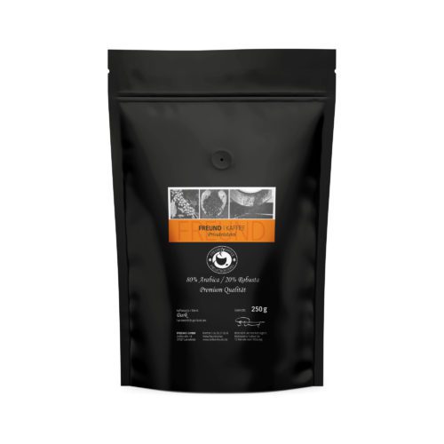Freund Kaffee zertifiziert 250g Arabica Kaffee Premiumkaffee Privatrösterei Dark